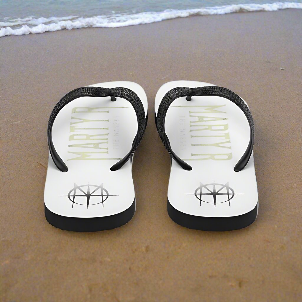 Dual Logo Flip-Flops