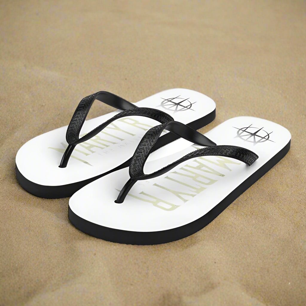 Dual Logo Flip-Flops